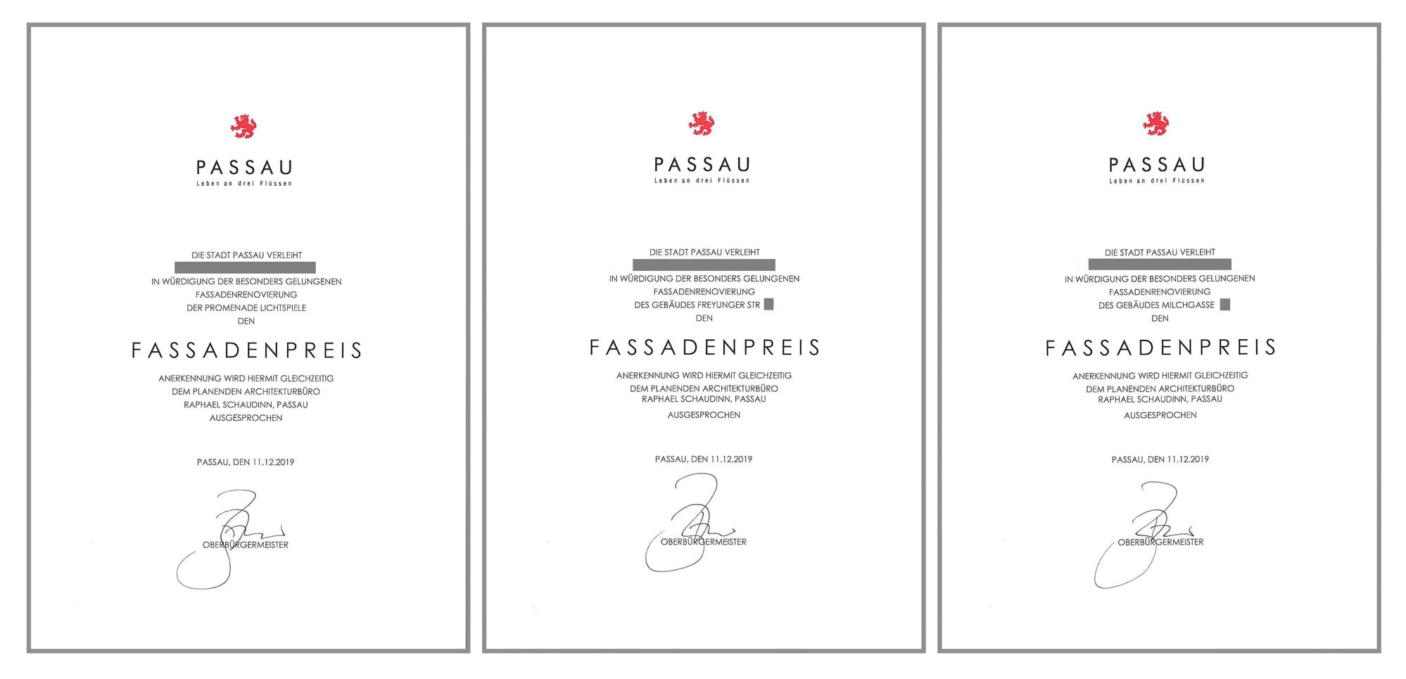 Fassadenpreis – Architekturbüro Schaudinn Passau – ausgezeichnetes Bauprojekt mit regionalen Partnern